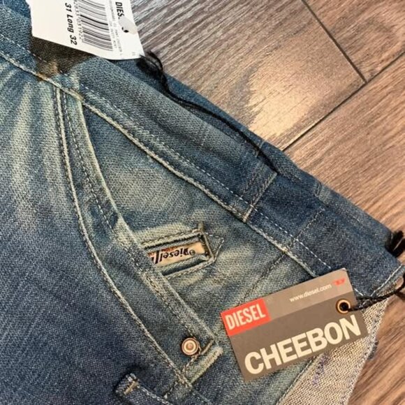 Diesel “Cheebon” Slim Jeans – BNWT W31 L32 | Rare Dusty Mint - Picture 7 of 9